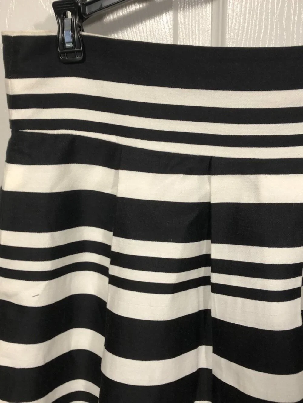 Loft black and white striped skirt, black/white, 12 - Picture 3 of 12